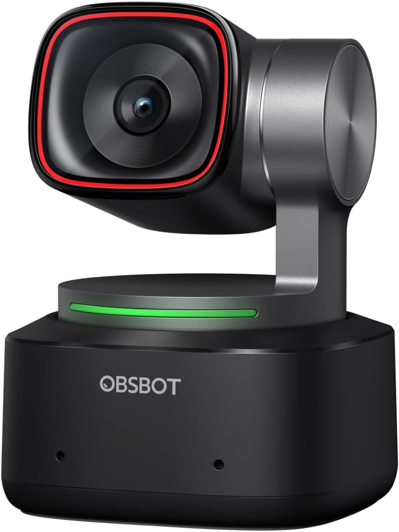 OBSBOT Tiny 2 Webcam 4K Voice Control PTZ