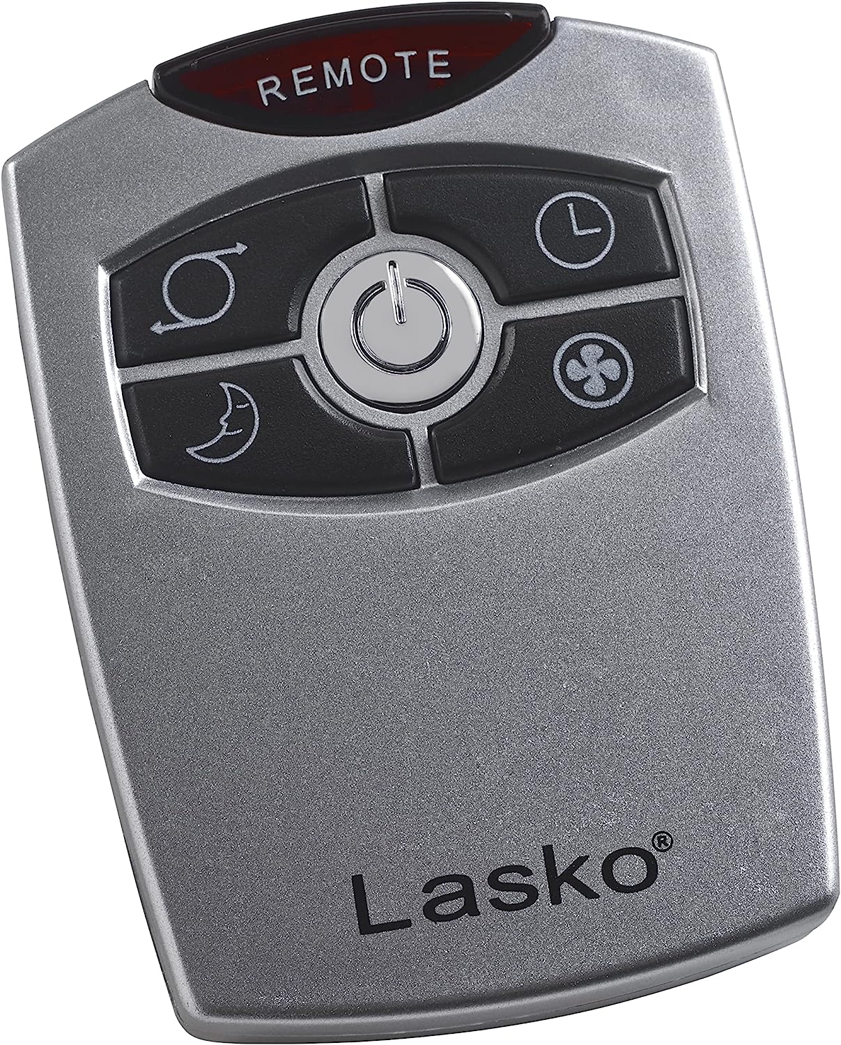 Ventilador de pedestal oscilante Lasko, altura ajustable, 3 velocidades silenciosas, temporizador, control remoto para dormitorio, sala de estar, oficina en casa y dormitorio universitario, 52 pulgadas, plateado y gris, 2535