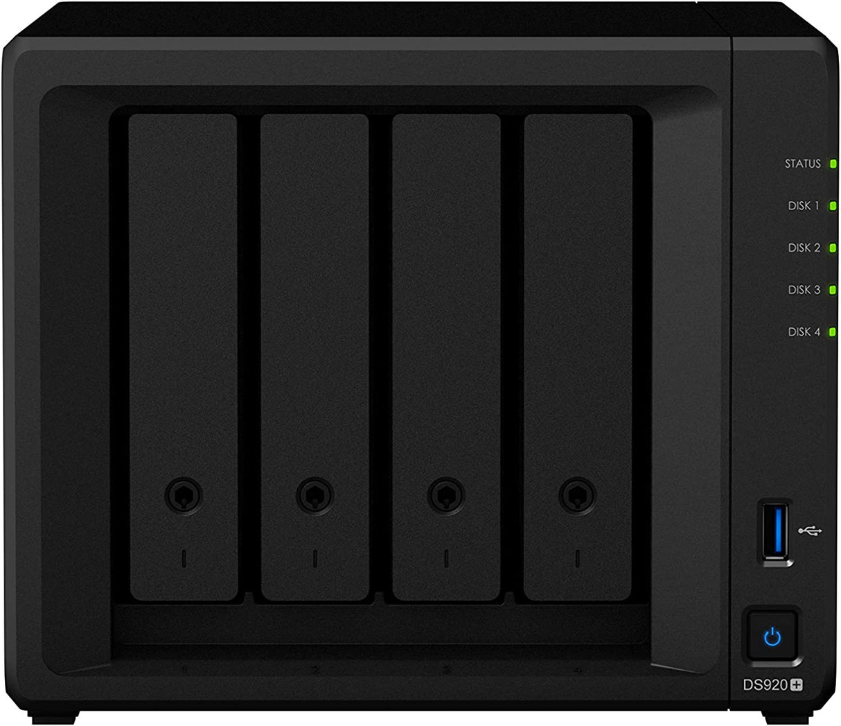 Disco Nas Externo Synology Diskstation DS920+ 4GB Negro