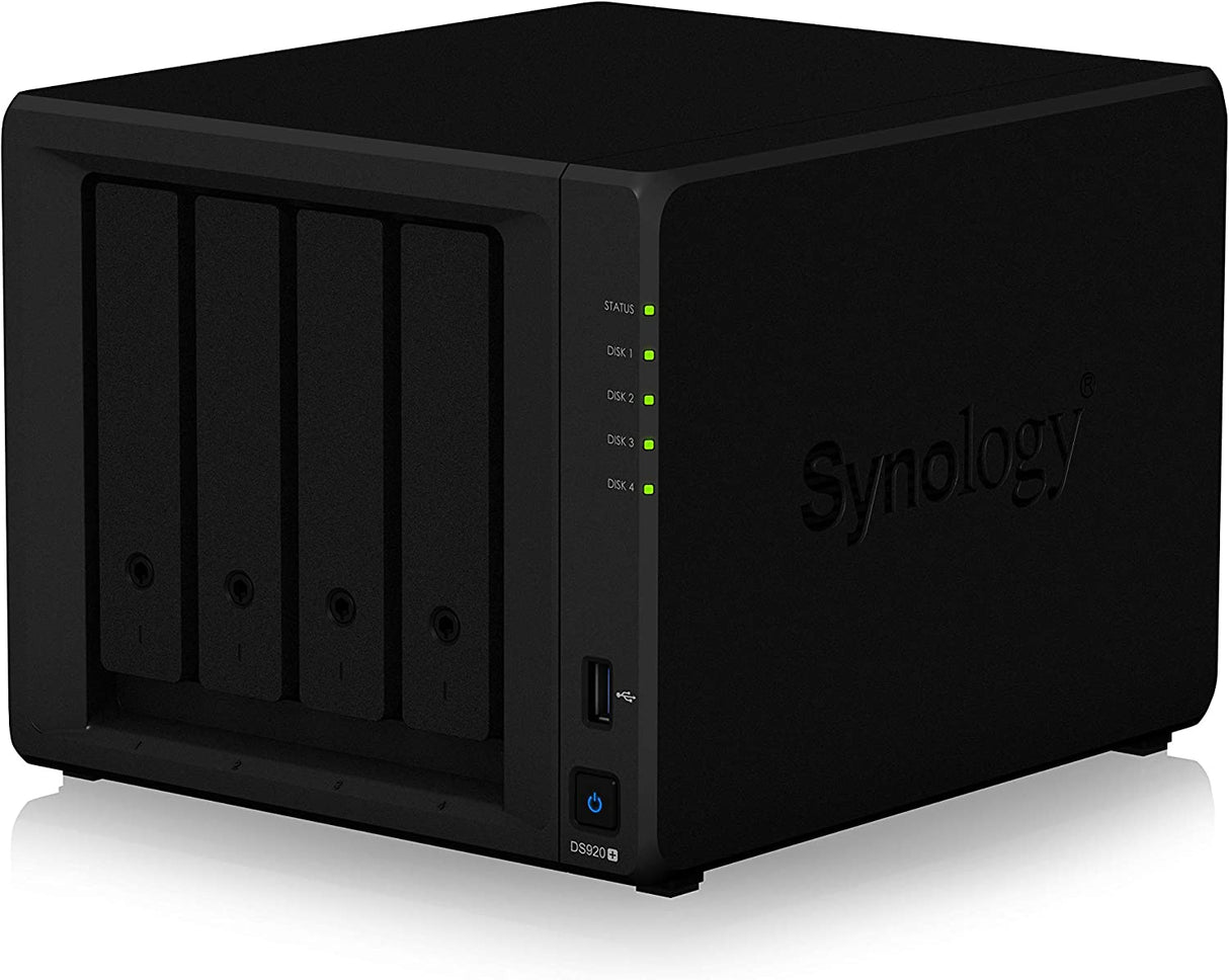 Disco Nas Externo Synology Diskstation DS920+ 4GB Negro