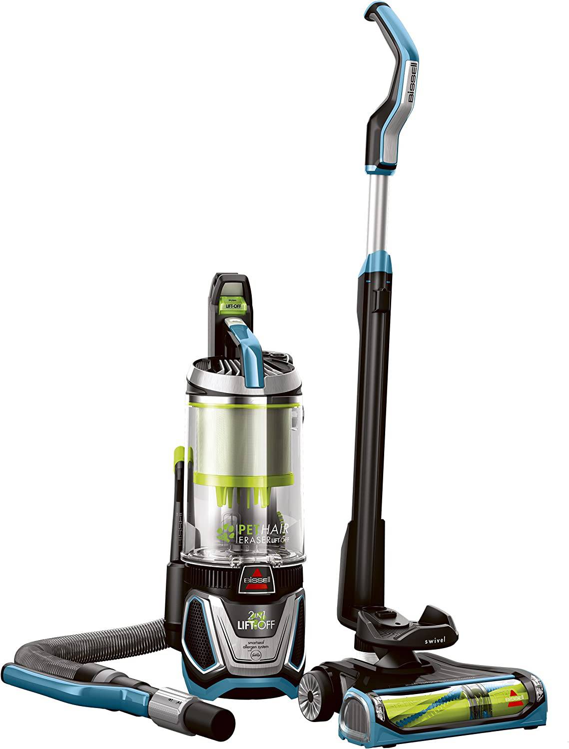 Bissell Pet Hair Eraser Lift Off Aspiradora vertical sin bolsa 20874 - DIGVICE MX