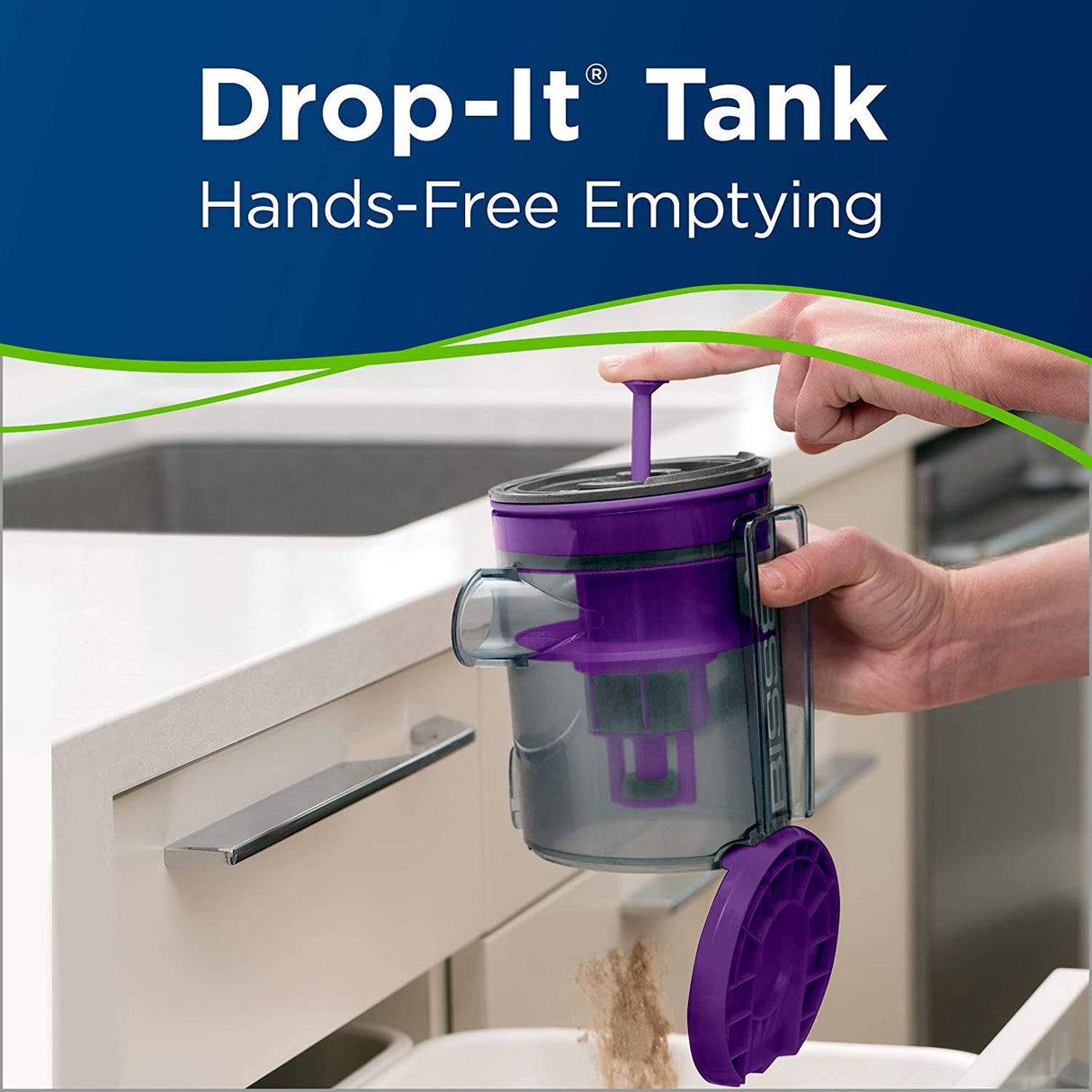 Bissell Symphony Pet Steam Mop y aspiradora a vapor para pisos de madera dura y baldosas, con almohadillas de microfibra para mopa, 1543A, morado