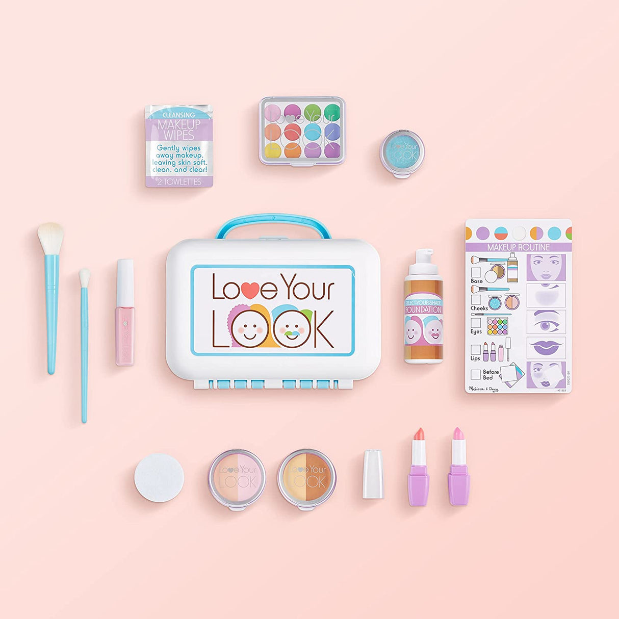 Melissa & Doug Love Your Look Juego de kit de maquillaje 31803