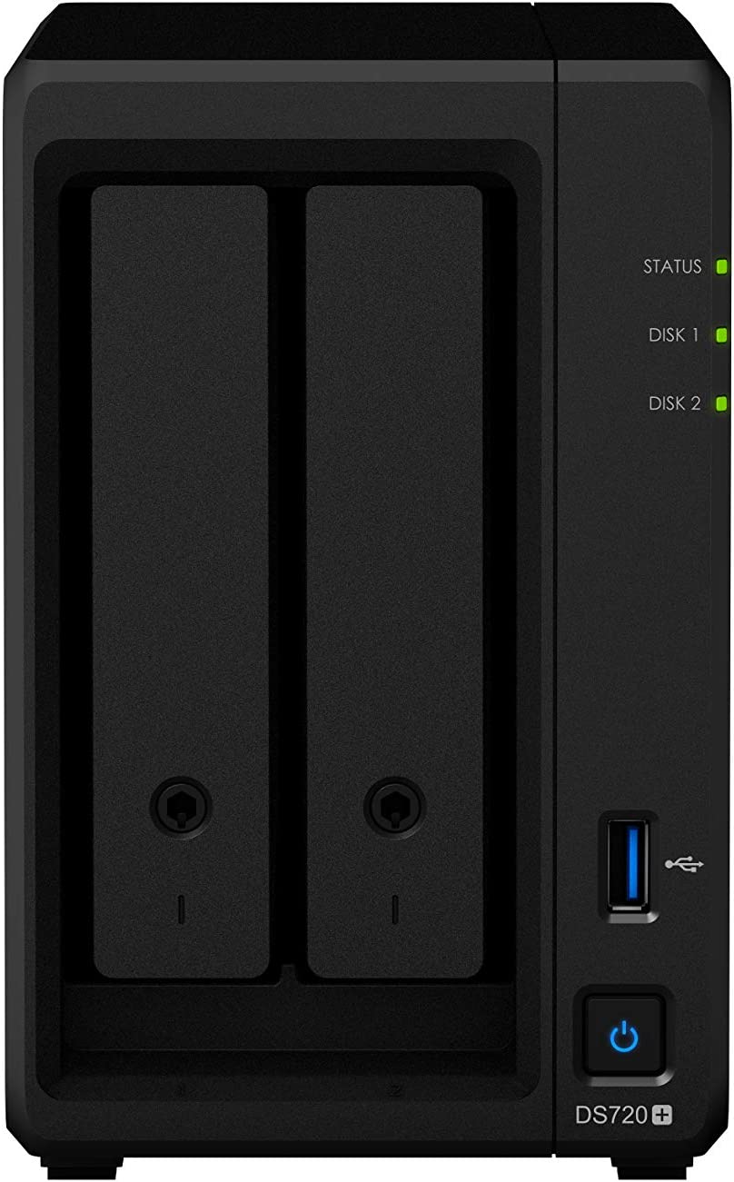 Disco Nas Externo Synology Diskstation DS720+ 2GB Negro