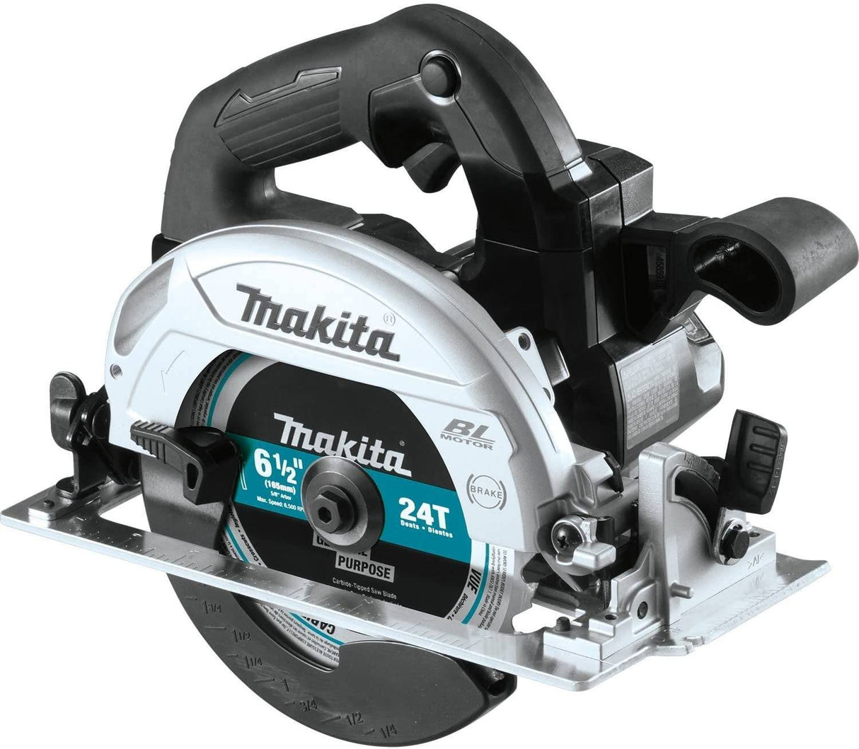 Makita XSH04ZB Sierra Circular de 6-1/2" Inalámbrica Sub-Compacta LXT® Litio-Ion de 18V Sin Escobillas, Sólo Herramienta - DIGVICE MX