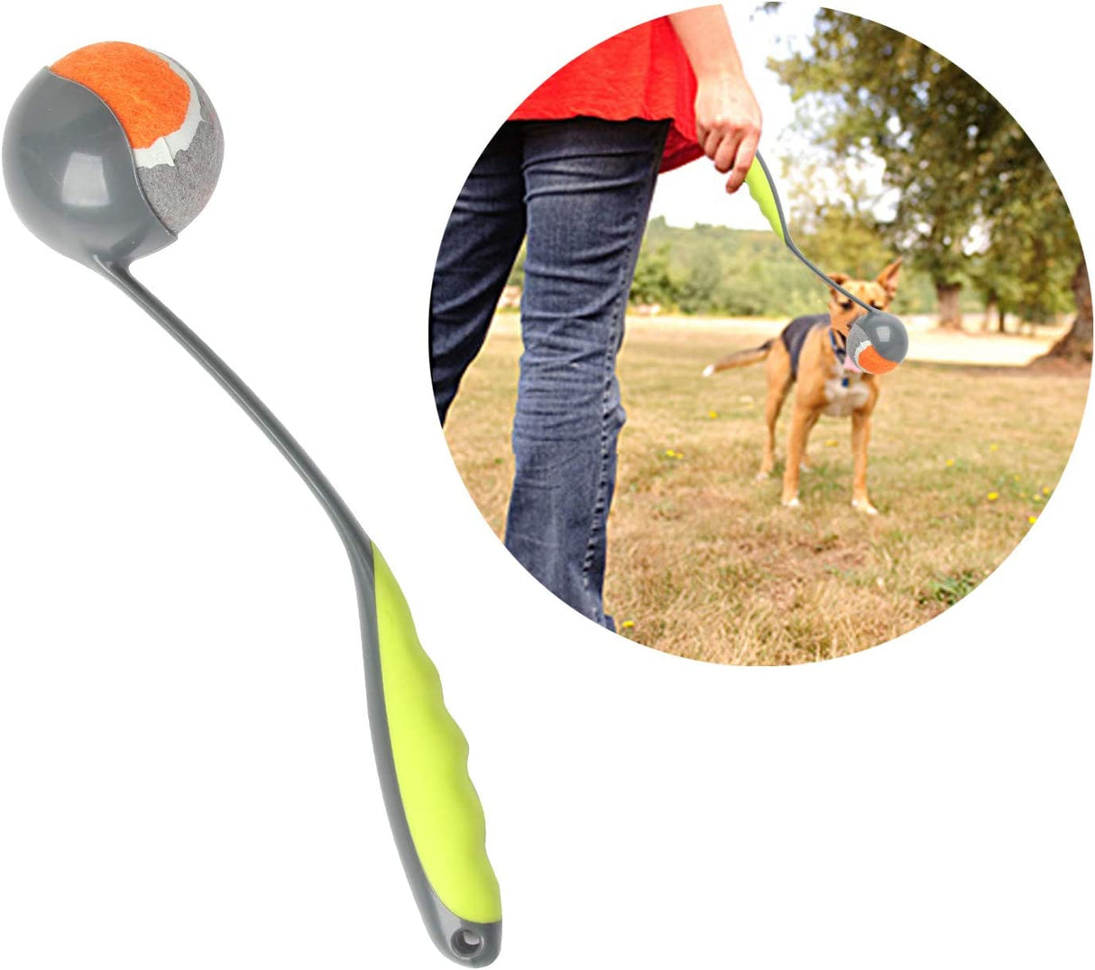 PAWISE - Lanzador de pelotas para perros Lanzador de pelotas de tenis para perros - DIGVICE MX