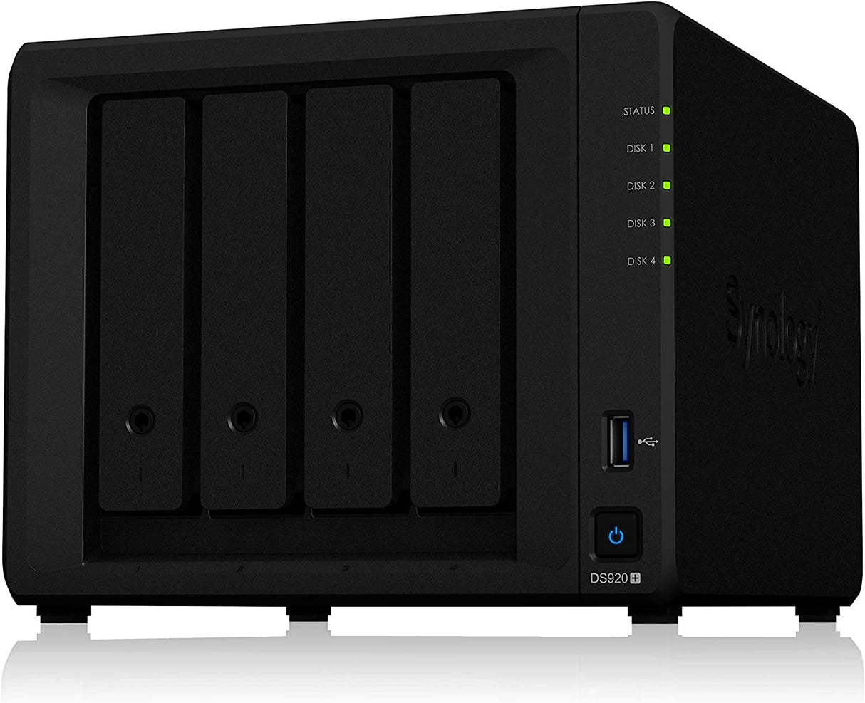 Disco Nas Externo Synology Diskstation DS920+ 4GB Negro