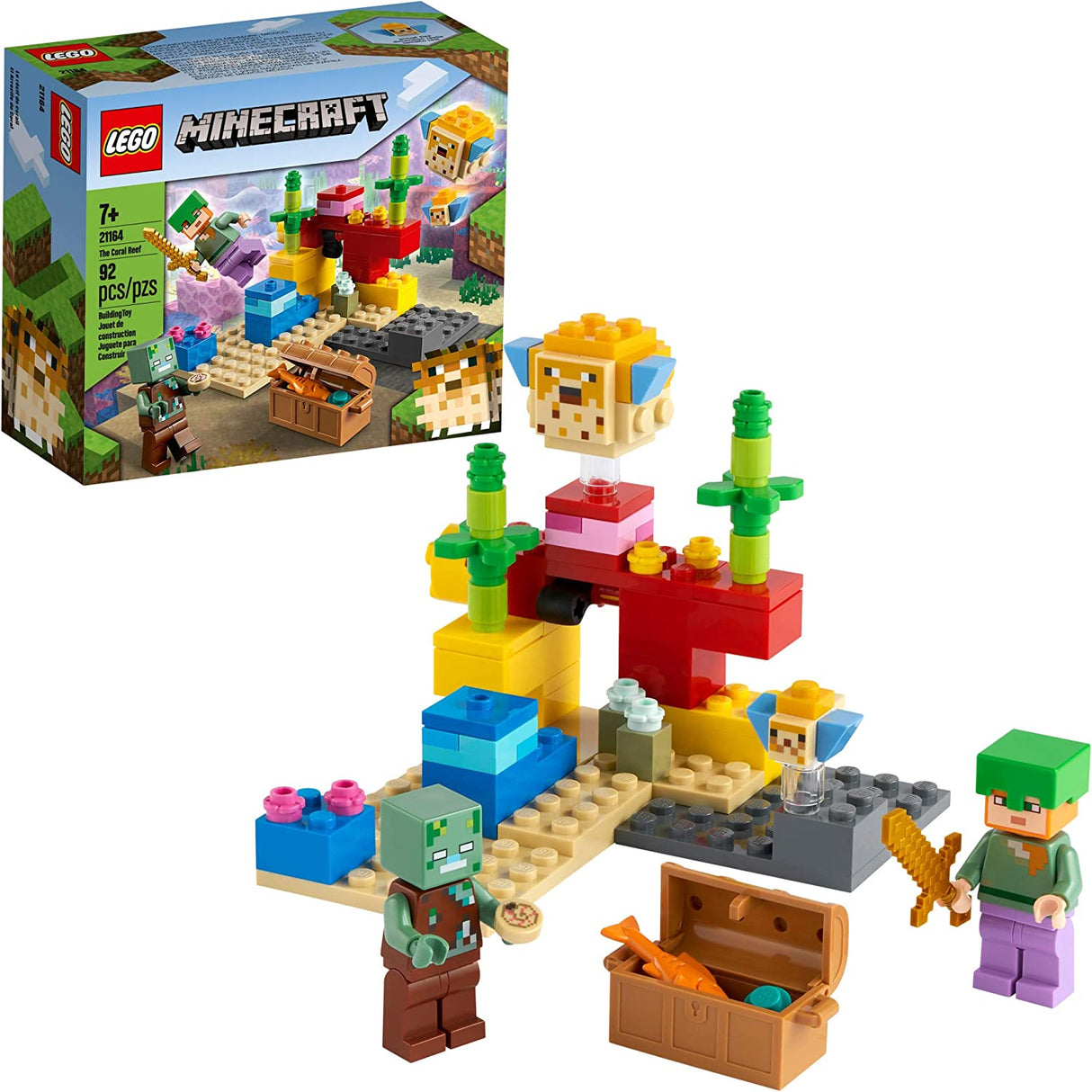 LEGO Minecraft The Coral Reef 21164 (92 piezas)