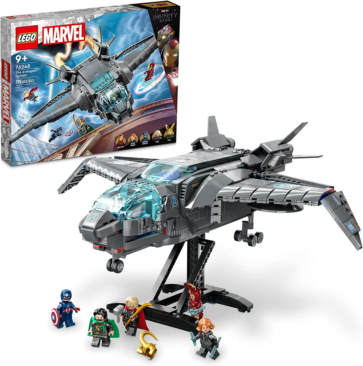 LEGO Marvel The Avengers Quinjet 76248 (795 piezas)