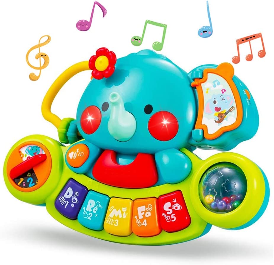 Yiosion Baby Piano Toy 6 a 12-18 meses, juguetes musicales - B0856ZP3YS