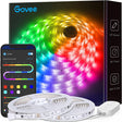 Govee RGBIC Tira de luces LED, luces LED que cambian de color de 32.8 pies con control de aplicación, 64 modos de escena, modo de música, tira de luz de fácil instalación - DIGVICE MX