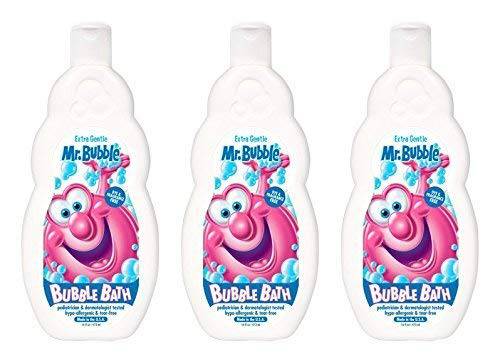 Mr. Bubble Baño de burbujas extra suave, 16 onzas líquidas (Paquete de 3)