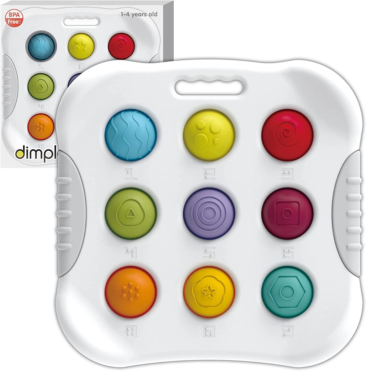 WOHEIHEI Dimple Fidget Baby Toys Desarrollo temprano Autismo Alivio del estrés Montessori - B0B6RBC2ZY