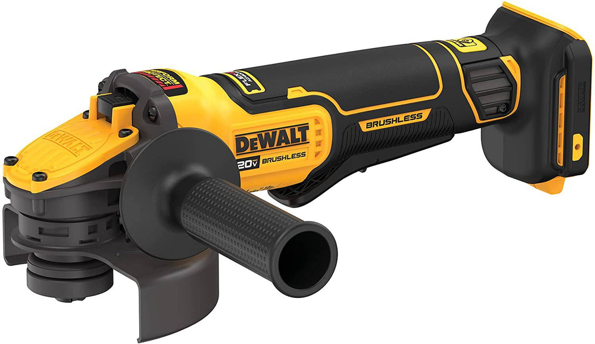 DEWALT FLEXVOLT ADVANTAGE 20V MAX* Amoladora angular, interruptor de paleta, 4-1/2 pulgadas a 5 pulgadas, solo herramienta (DCG416B) - DIGVICE MX