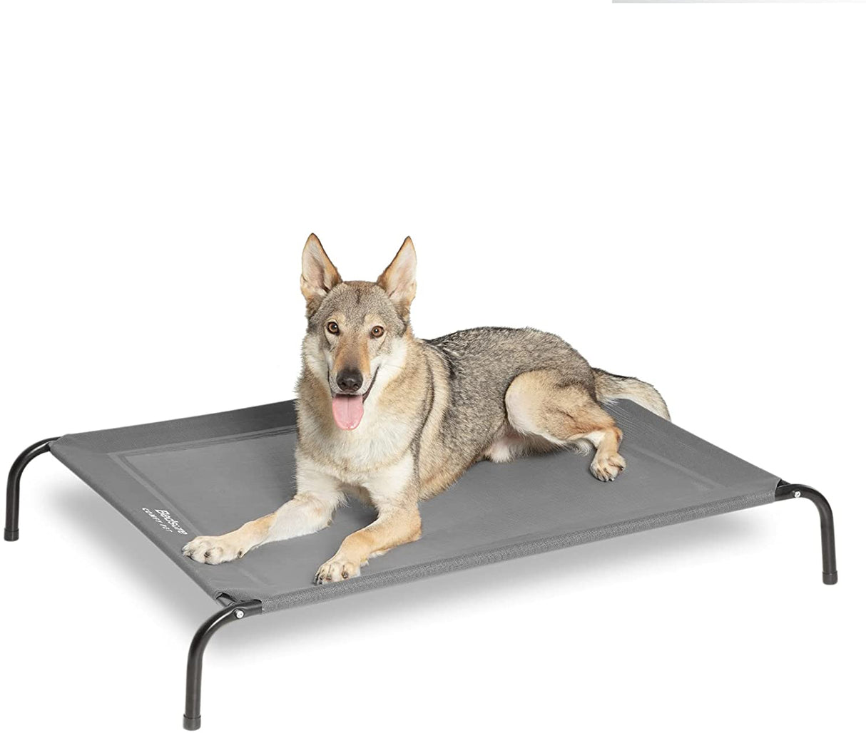 Bedsure Cama elevada para perros con refrigeración, camas elevadas para perros al aire libre con pies antideslizantes, marco estable y malla reciclable Teslin de apoyo duradero, transpirable, cama para mascotas para interiores y exteriores - DIGVICE MX