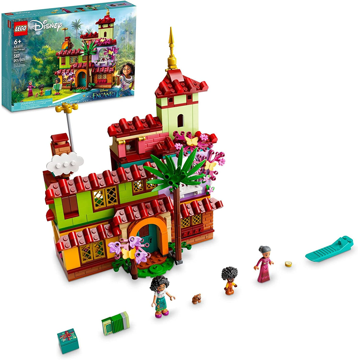 LEGO Disney Encanto La Casa Madrigal 43202 Kit de construcción (587 piezas)
