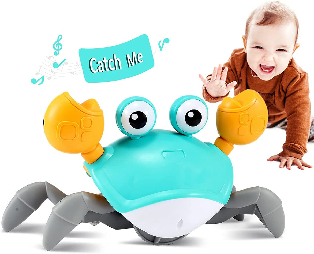 Control future - Baby Toys Infant Cangrejo: Tummy Time Juguete - CF-CRAB-0