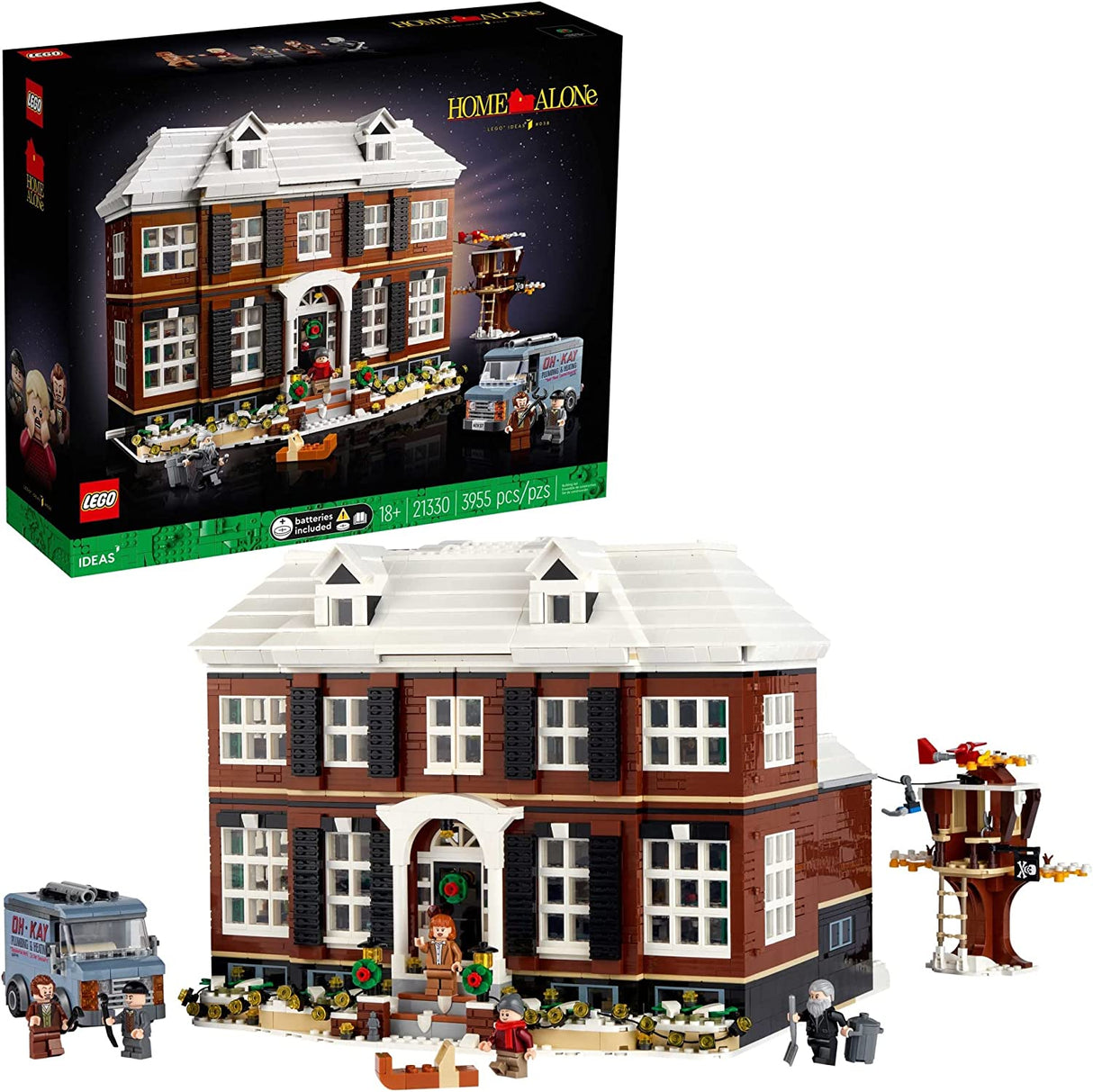 LEGO Ideas Home Alone 21330 Juego de construcción para adultos (3955 piezas)
