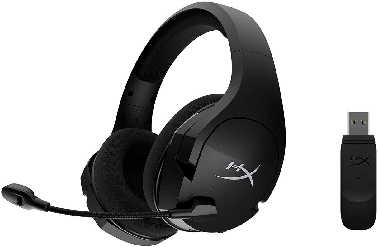 HyperX Cloud Stinger Core - Auriculares inalámbricos para juegos, para PC, sonido envolvente 7.1, micrófono con cancelación de ruido, ligero