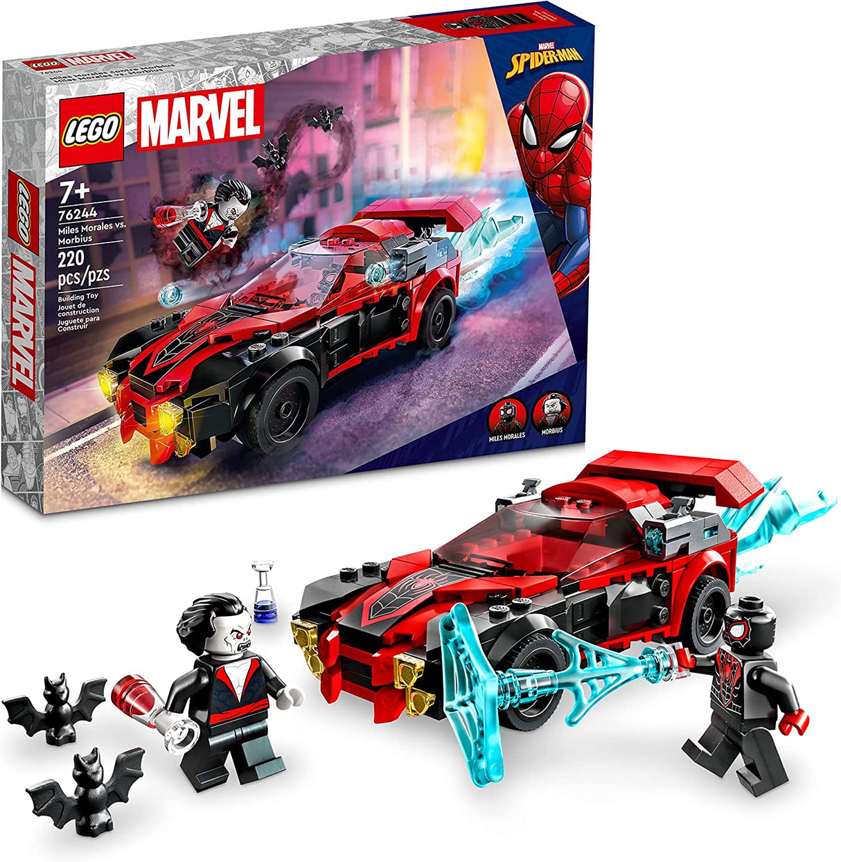 LEGO Marvel Miles Morales vs. Morbius 76244