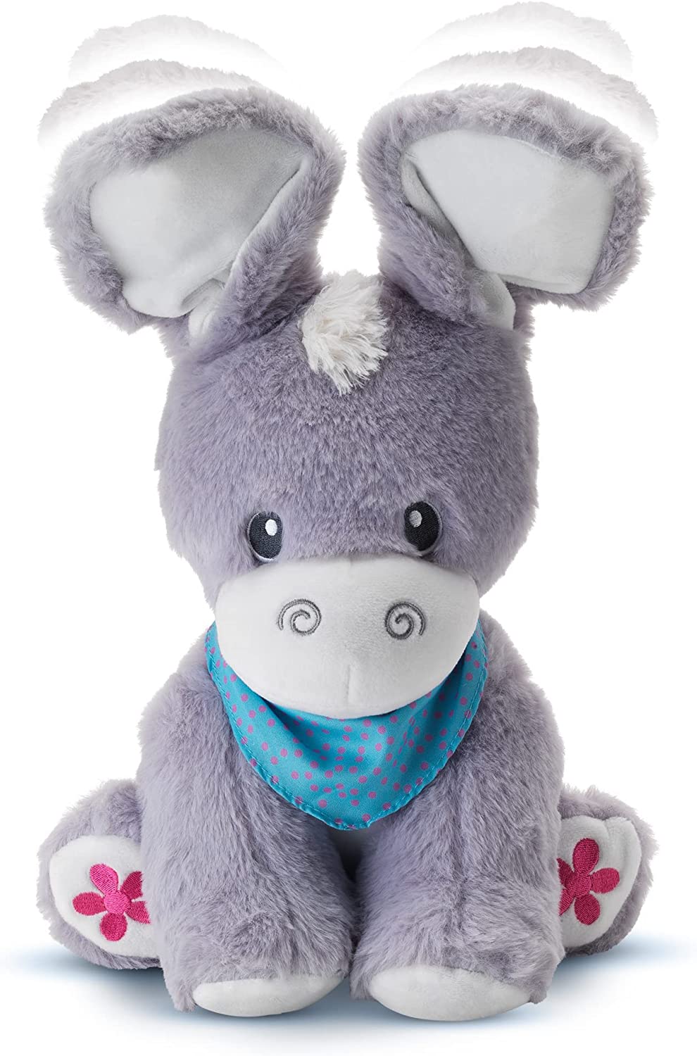 KiddoLab Lindo animal de peluche Peek-A-Boo Donkey - Juguetes para bebés de 6 a 12 y 18 meses de edad - KL-PKBD-MT09