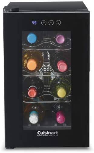 Cuisinart CWC-800CEN - Bodega de vino de reserva privada para 8 botellas, color negro - DIGVICE MX