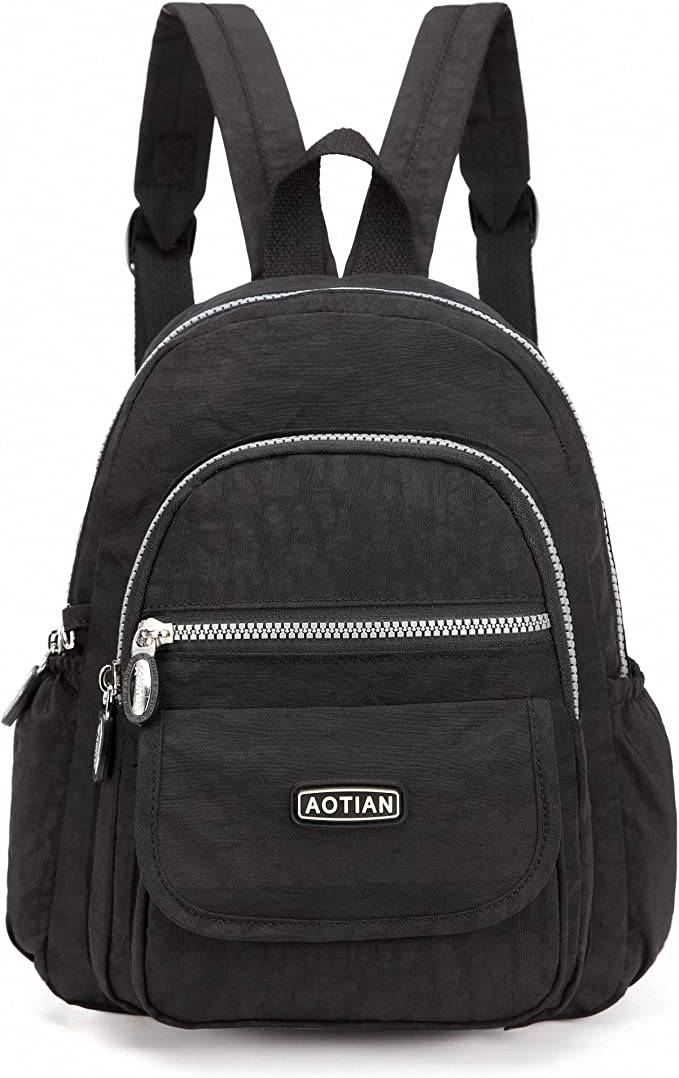 AOTIAN - Mini Nylon Mujeres Mochilas Casual Ligero Pequeña Mochila