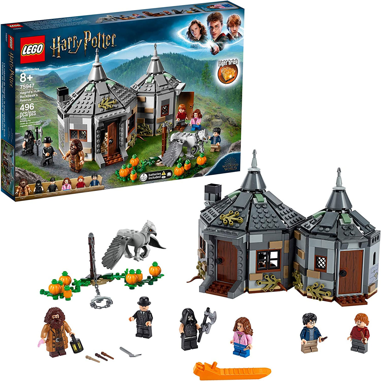 LEGO Harry Potter Hagrid's Hut: Buckbeak's Rescue 75947 (496 piezas)