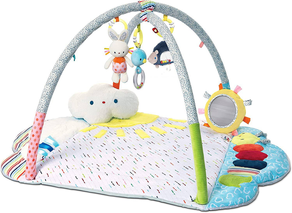 GUND Baby Tinkle Crinkle & Friends Arch Activity Gym Playmat Sensory Estimulante Felpa Juego de 8 piezas, Blanco - DIGVICE MX