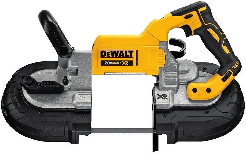 Sierra de cinta portátil DEWALT 20V MAX*, corte profundo, solo herramienta (DCS374B) - DIGVICE MX