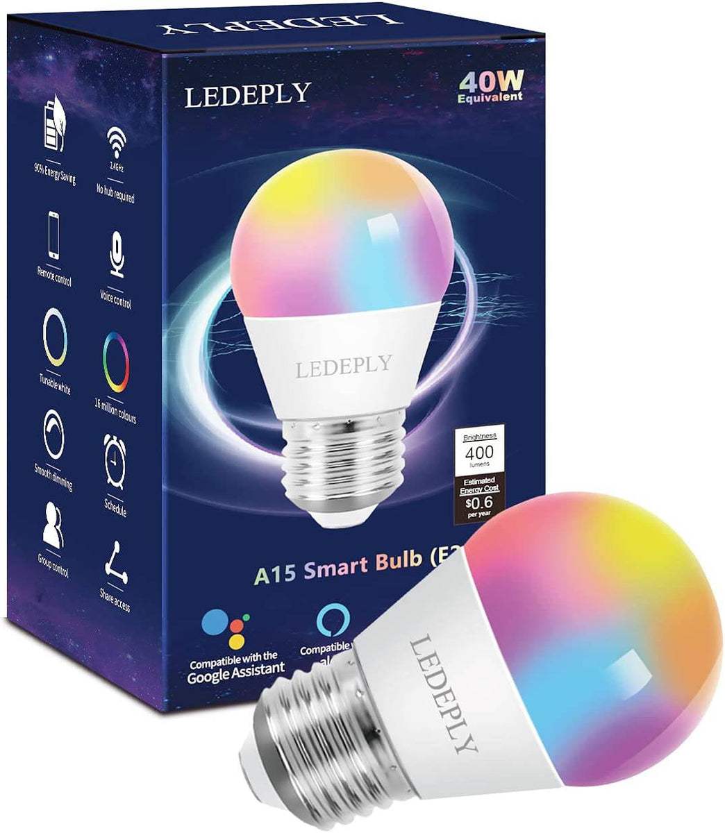 Bombilla LED Inteligente Smart GU10 Dimable RGB+CCT 5W 500LM WiFi  Compatible con Alexa y Google Home • IluminaShop