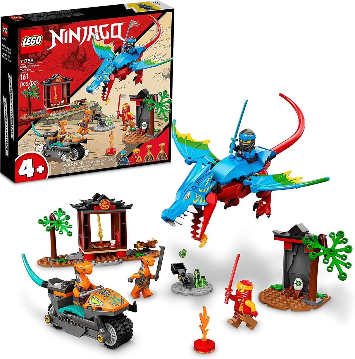 LEGO NINJAGO Ninja Dragon Temple 71759 (161 piezas)