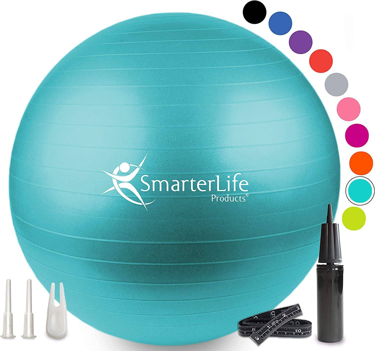 SmarterLife Products - Pelota de ejercicio para yoga, equilibrio, estabilidad - fitness, pilates,