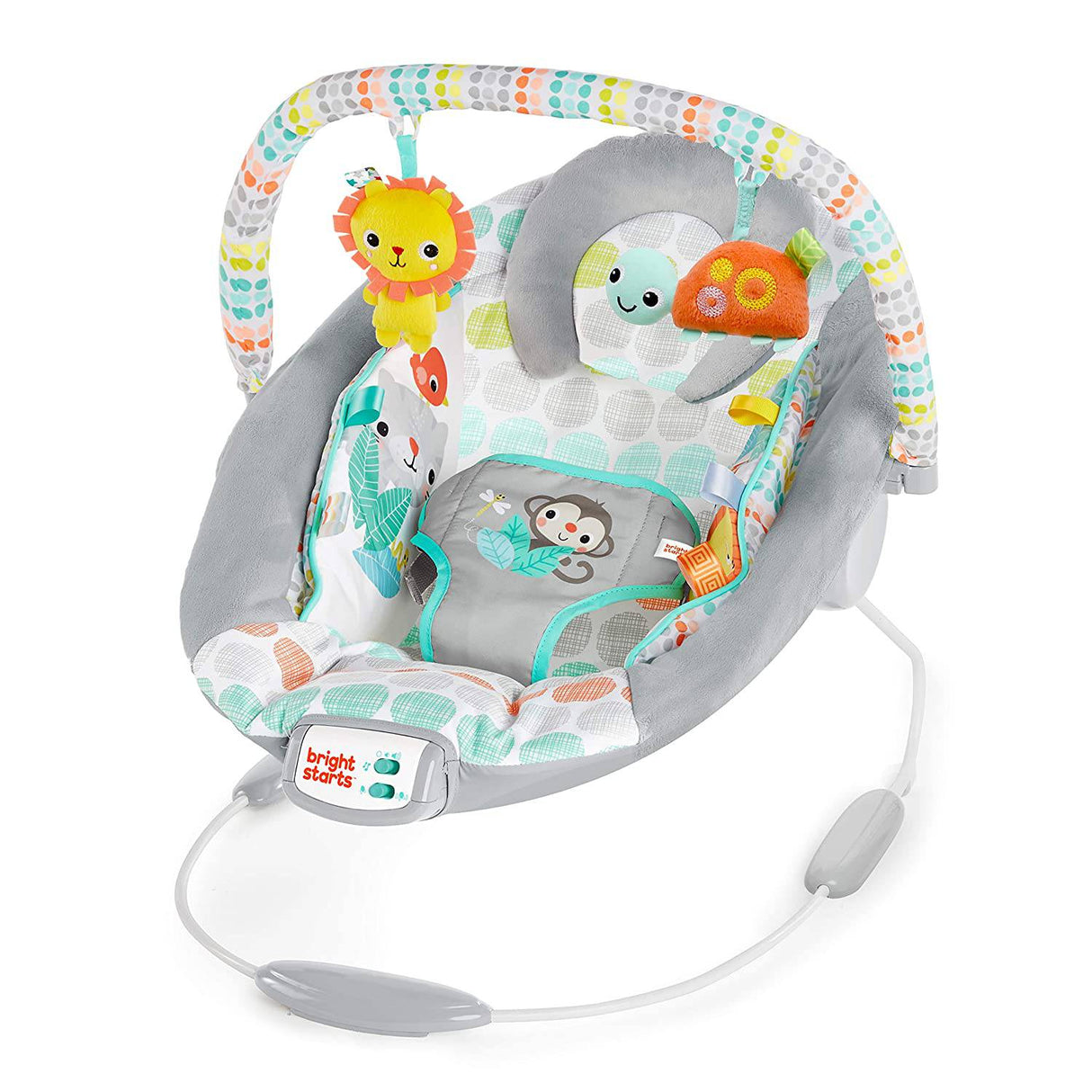 Bright Starts Whimsical Wild Comfy Baby Bouncer Asiento con relajante vibración y música - DIGVICE MX