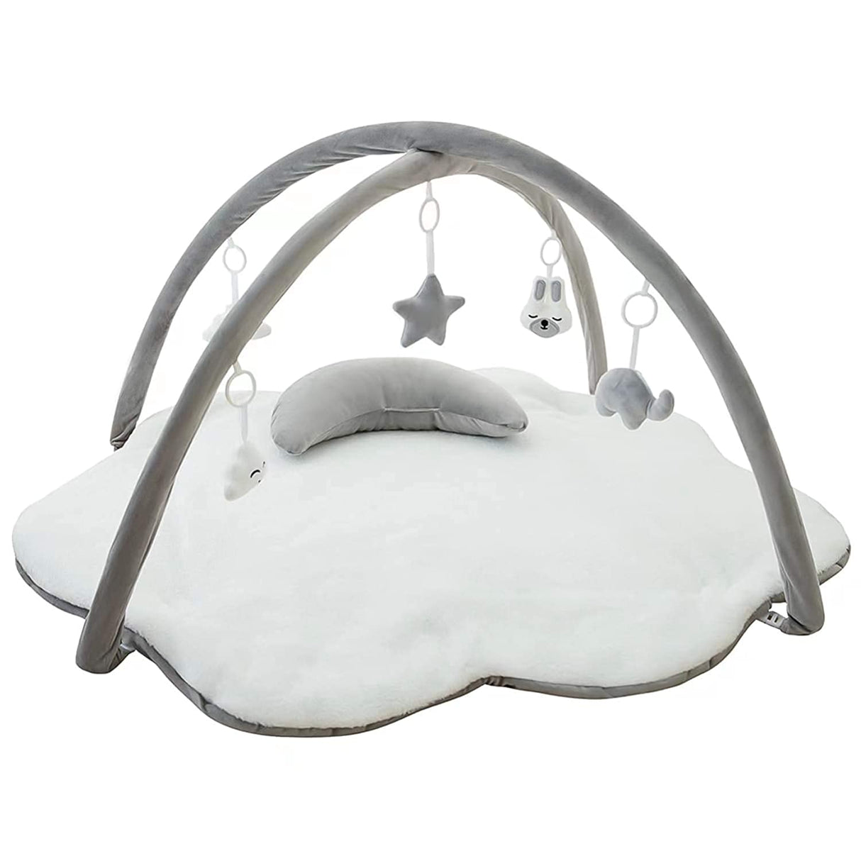 Razee - Colchoneta de gimnasia para bebés Gimnasio de actividades para bebés Centro de actividades de gimnasia para bebés con colchoneta acolchada de franela súper suave con 5 juguetes para bebés como regalo de ducha - DIGVICE MX