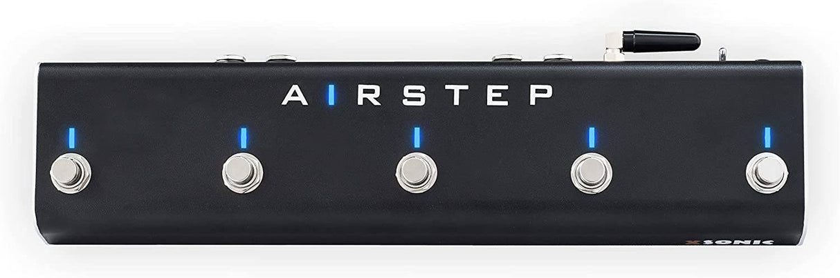 XSONIC Airstep Smart Multi Controller con MIDI, HID, 5 footswitch, 2 Expression Pedal In, 300H Playtime, Support HX Stomp, Quad Cortex, DAW, Plugin, Youtube Video, Page, Atem, Hands Free Controller