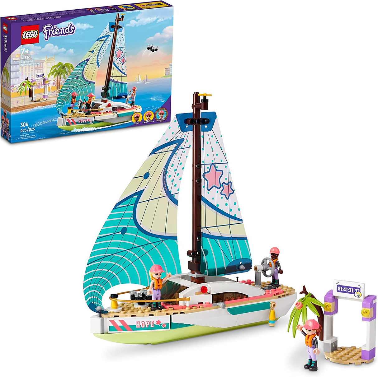LEGO Friends Stephanie's Sailing Adventure 41716 (304 piezas)