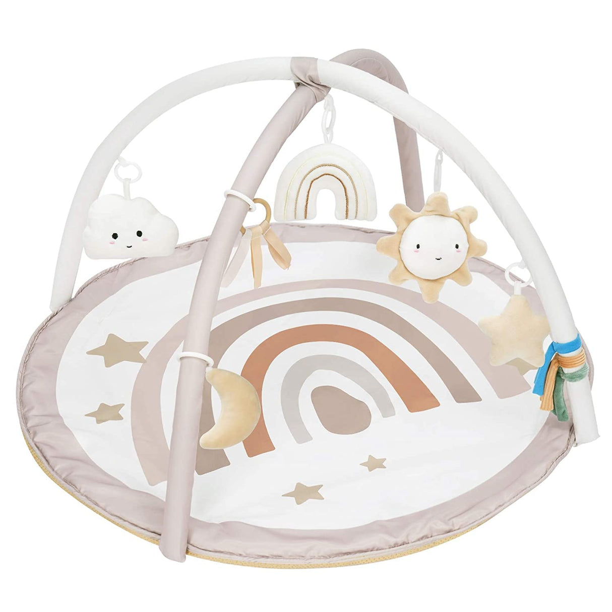Little Dove Baby Gym and Infant Play Mat Rainbow Design para recién nacidos Gimnasio de actividades de desarrollo basado en etapas para niños pequeños de 0 a 3 6 9 12 meses Bebés con 7 juguetes - DIGVICE MX