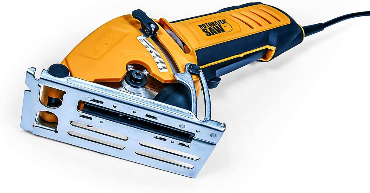ROTORAZER Juego de sierra circular compacta Proyectos de bricolaje: corte de paneles de yeso, azulejos, lechada, metal, tuberías, PVC, plástico, cobre, alfombras con cuchillas, colector de polvo y estuche - DIGVICE MX