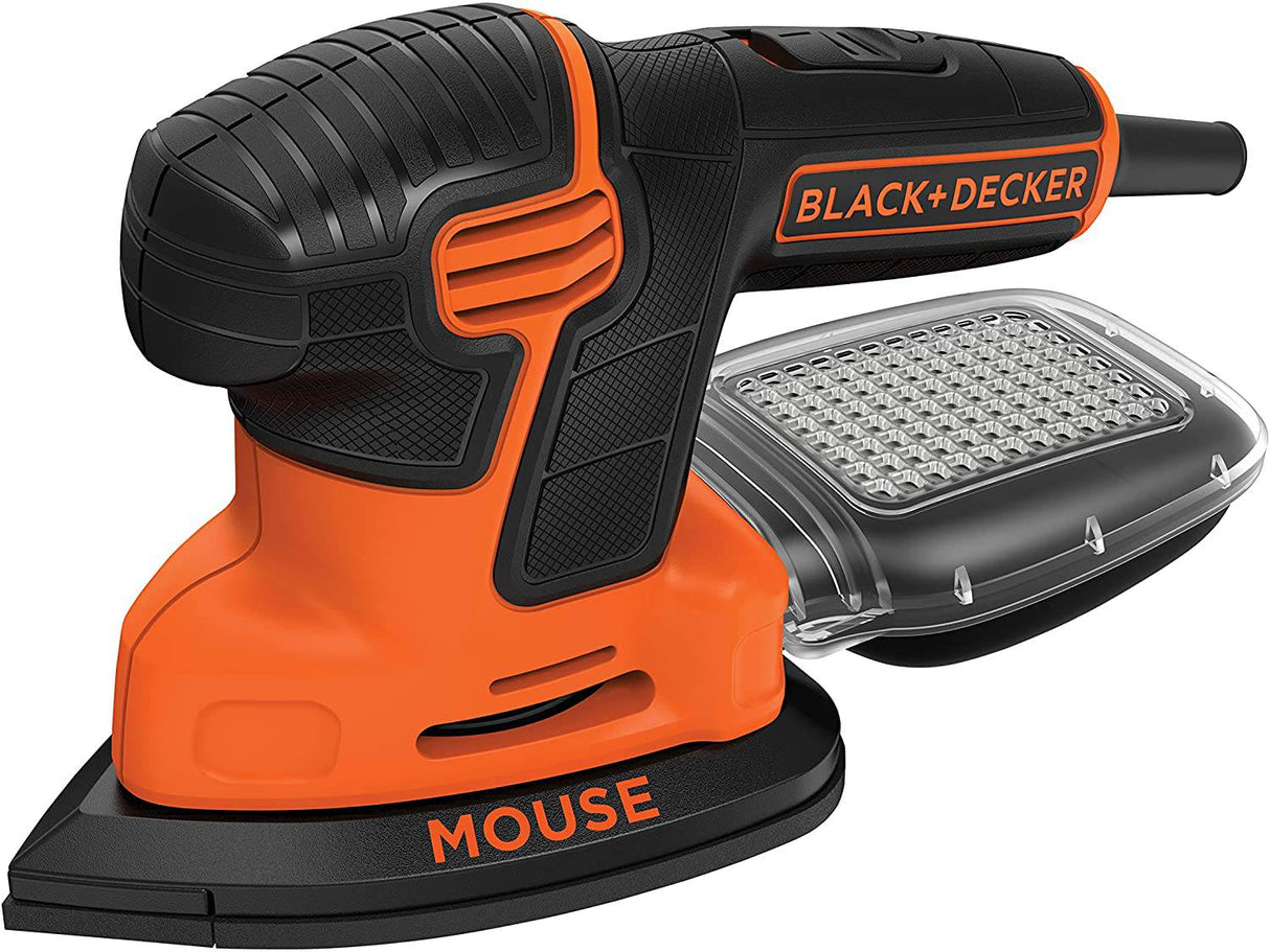 BLACK+DECKER - Lijadora eléctrica para detalles MOUSE de 1,2 amperios (BDEMS600) - DIGVICE MX