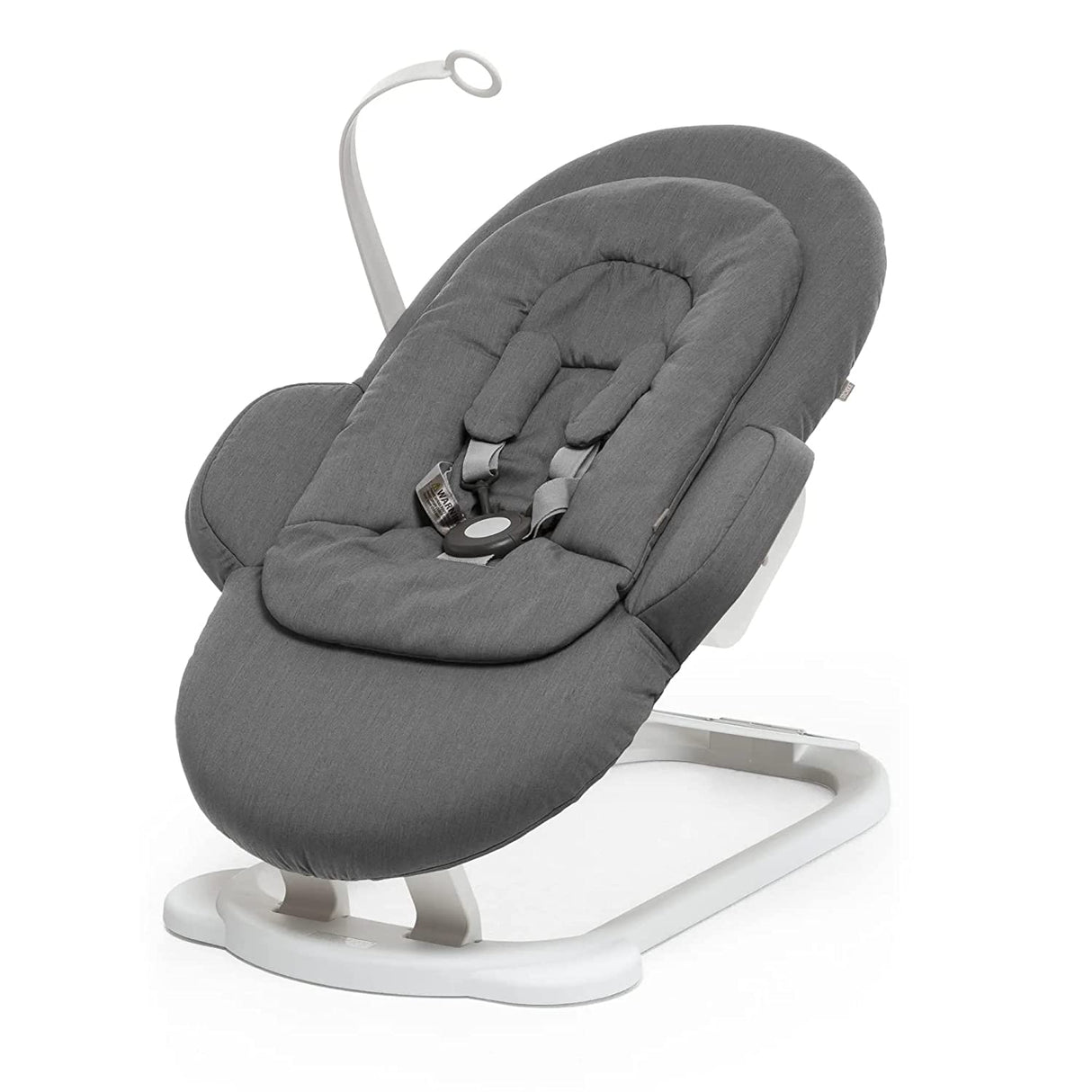 Stokke Steps - Mecedora portátil para bebé, color blanco y gris oscuro, con varias posiciones de asiento - DIGVICE MX