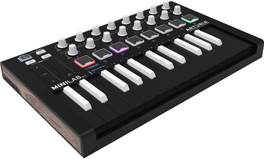 Arturia MiniLab MKII Negro Controlador MIDI invertido