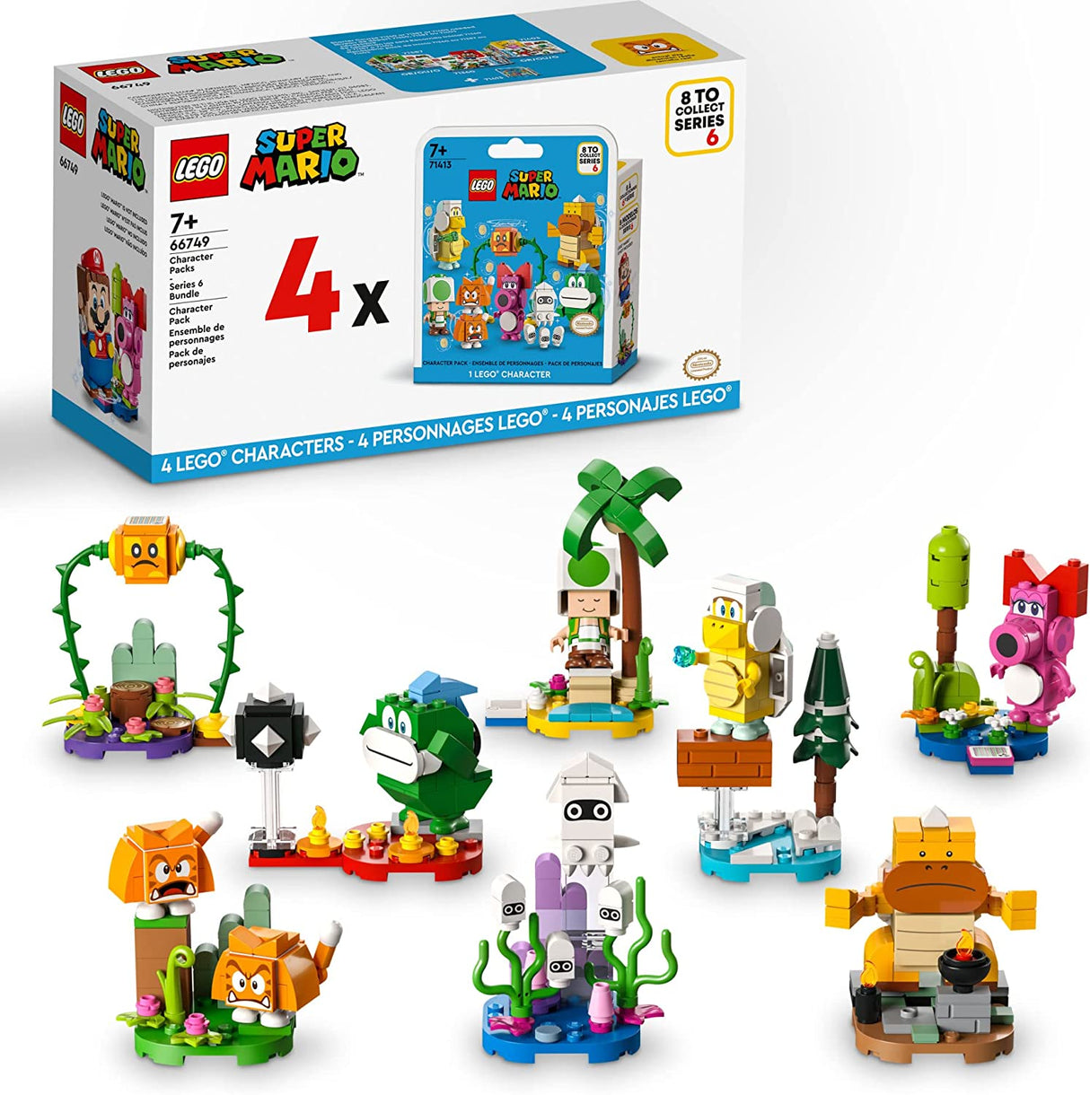 Paquetes de personajes LEGO Super Mario – Serie 6 Bundle 66749