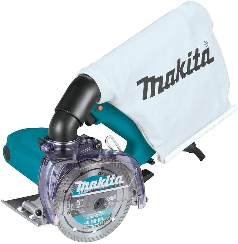 Makita 4100KB Sierra para mampostería en seco de 5", con extracción de polvo - DIGVICE MX
