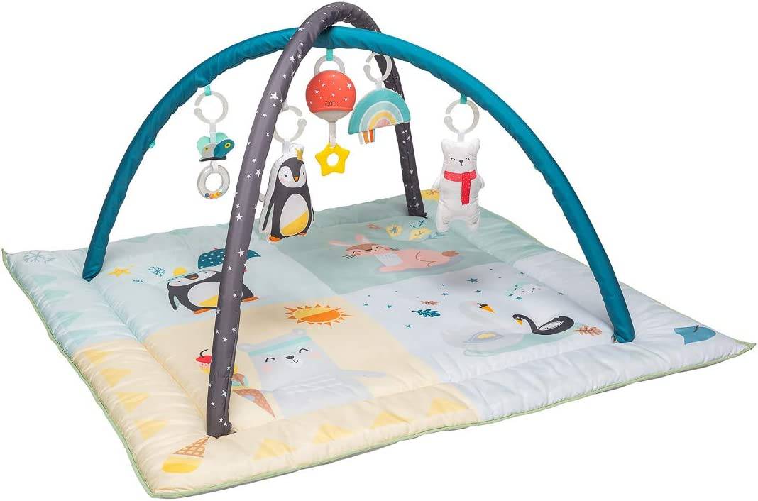 Taf Toys North Pole 4 Seasons Baby Play Mat y Infant Activity Gym con música y luz. Tapete de desarrollo con acolchado grueso, para recién nacidos en adelante. Diseñado para fomentar el desarrollo de los sentidos del bebé - DIGVICE MX
