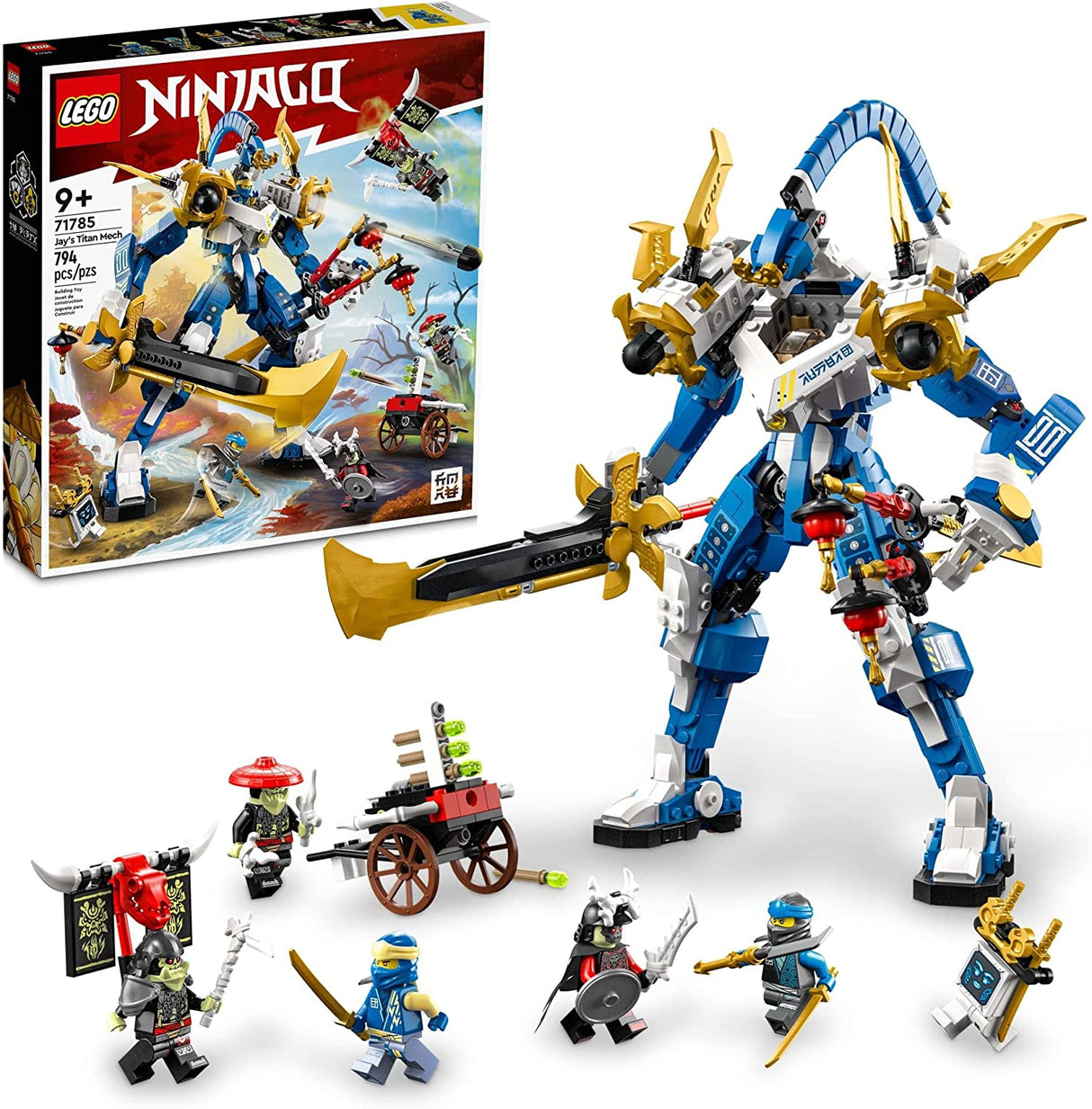 LEGO NINJAGO Jay's Titan Mech 71785 (794 piezas)