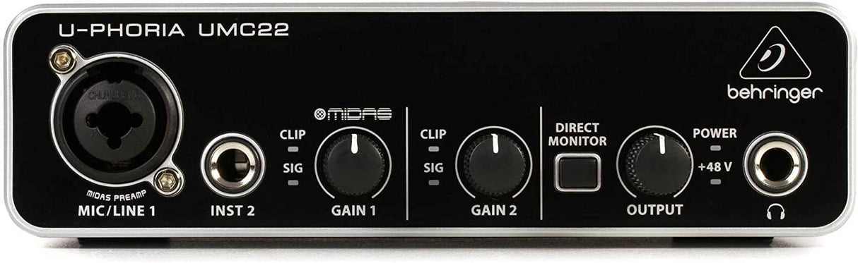 Behringer U-Phoria UMC22 Interfaz de audio USB