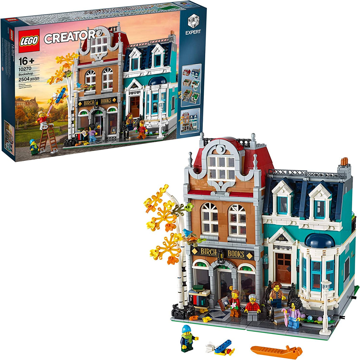 LEGO Creator Expert Bookshop 10270 Kit de construcción modular, (2504 piezas)
