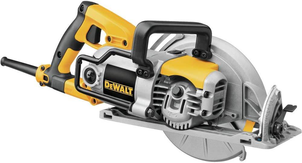 DEWALT Sierra circular de 7-1/4 pulgadas, 15 amperios, tornillo sin fin, con cable (DWS535B) - DIGVICE MX