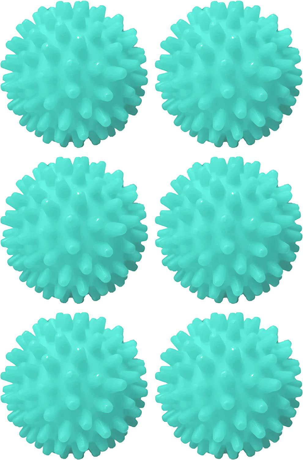 S&T INC. Bolas reutilizables para secadora de ropa, suavizar y esponjar la ropa, azul, 2.5 pulgadas, paquete de 6 - DIGVICE MX